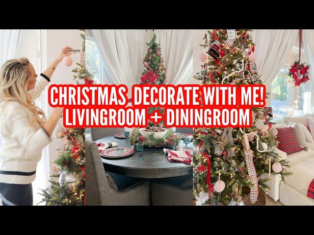 2022 CHRISTMAS DECORATE WITH ME // SKI LODGE THEME LIVINGROOM // PETLIBRO UNBOXING FOR THE CATS!