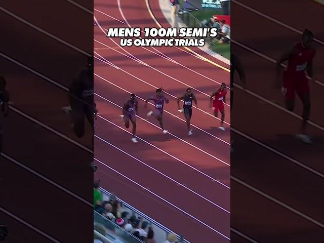 Men's 100m SEMI-FINALS Full Race US Olympic Trials - Kenny Bednarek