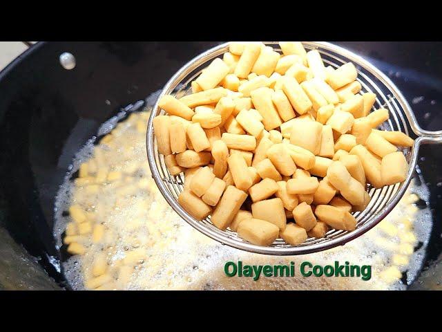 HOW TO MAKE CRUNCHY CHINCHIN MILKY CHIN CHIN WITHOUT BUTTER