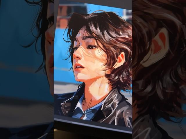 MAN Portrait Painting Process! #digitalart