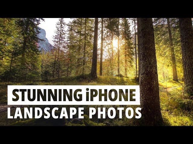 How To Take Stunning iPhone Landscape Photos