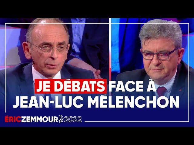 Éric Zemmour face à Jean-Luc Mélenchon chez Cyril Hanouna