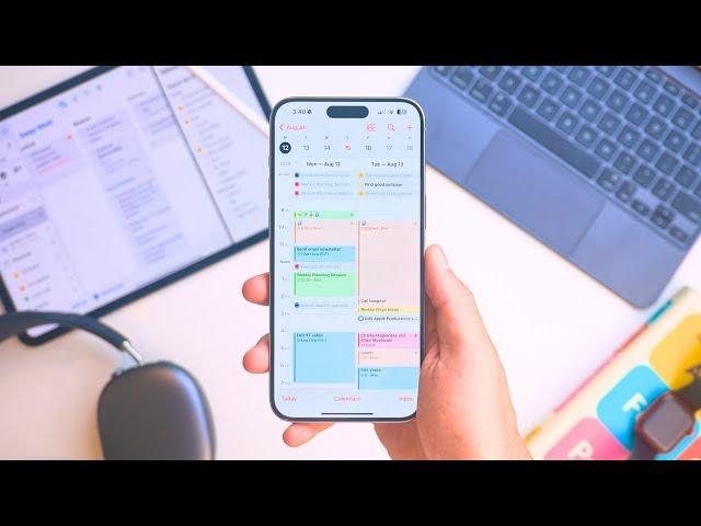 My Simple Apple Productivity System (iOS 18 update)