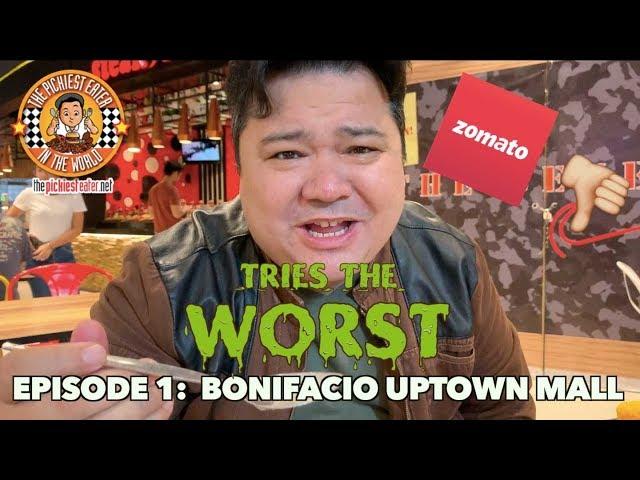 PICKIEST EATER TRIES THE WORST RESTAURANT IN BONIFACIO UPTOWN MALL | Episode 1