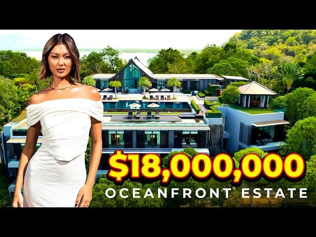 Inside a MASSIVE $18M SUPER LUXURIOUS OCEANFRONT VILLA in Phuket