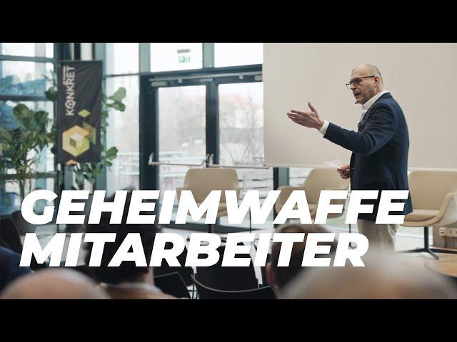 Keynote  "Geheimwaffe Mitarbeiterführung" auf der Capmo Konkret Veranstaltung