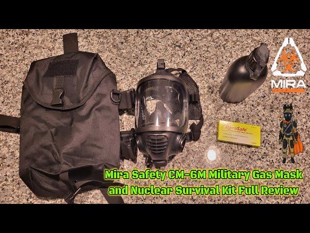 Mira Safety CM-6M Gas Mask + Nuclear Survival Kit Review - This Mask Survived A 3 Alarm Fire!