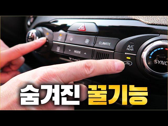 운전자 대부분이 모르는 내기순환 버튼의 숨겨진 기능 + 자동차 내부 관리 방법 / HIDDEN FEATURES OF MY CARS [ 차업차득 ]