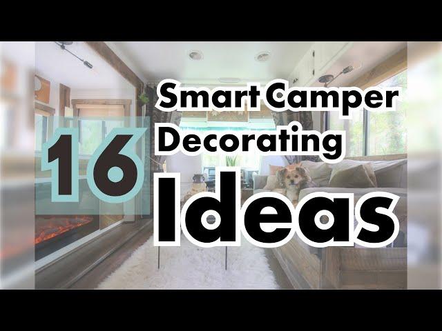 Smart Camper Decorating Ideas Travel Trailers