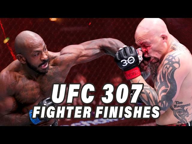 UFC 307 Fighter Knockouts & Submissions