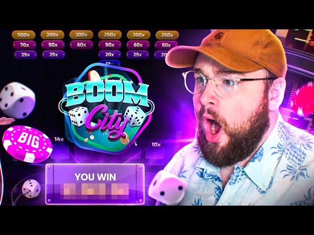 I PLACED MASSIVE HIGH ROLLER BOOM CITY BETS AND WON BIG!