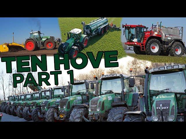 The farming year with Ten Hove Contracting: Spring | 20x Fendt fleet | The Netherlands