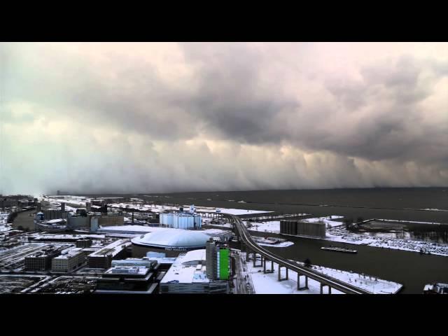 Time-Lapse of Buffalo Lake Effect Snow - Nov 18 2014