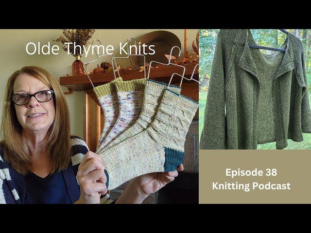 Vodka Lemonade Cardi,Test Knits, DK Socks, 2 Years of Pods! #knittingpodcast #knitting #sockknitting