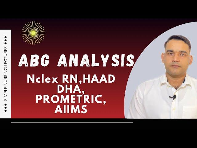 ABG analysis/Nclex RN,Haad,Prometric,Dha,AIIMS