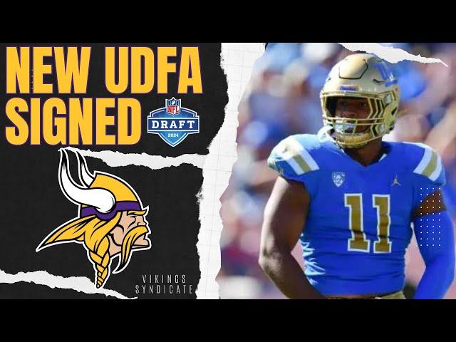 Minnesota Vikings SIGN UDFA OLB Gabriel Murphy