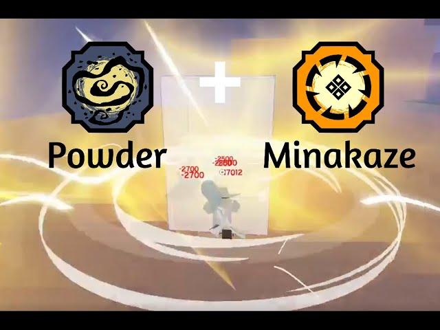 Powder and Minakaze Combo | Shindo Life