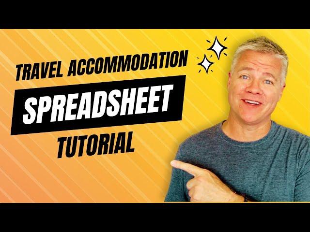 Ultimate Accommodation Comparison Spreadsheet FREE Google Sheets Template and Tutorial