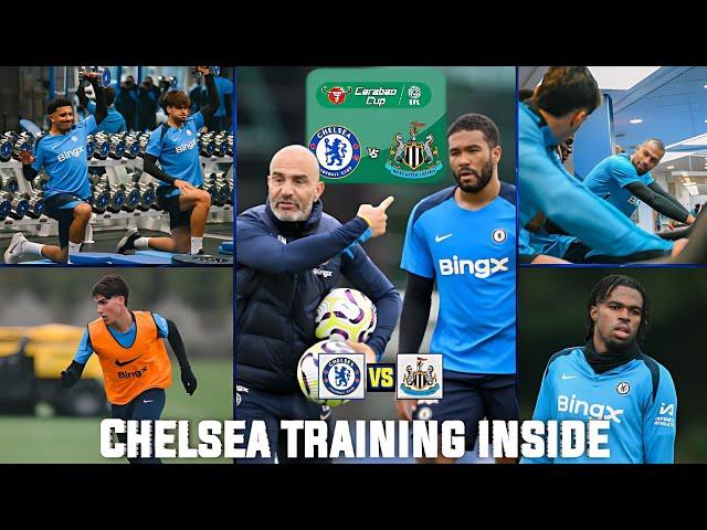 Chelsea News RoundUp ft Carabao Cup Match 4, Reece James, Palmer, Jackson - Chelsea Training Session