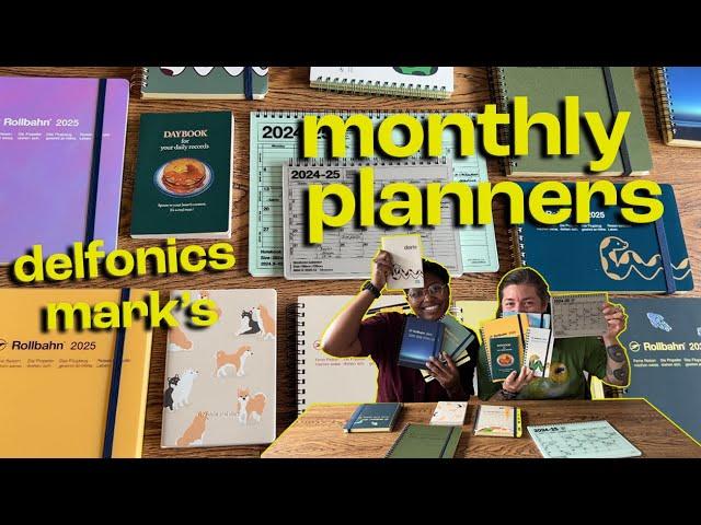 Project Plan with Style: DELFONICS & MARK'S Essential Monthly Planners | 2025 Planner Kaigi Series