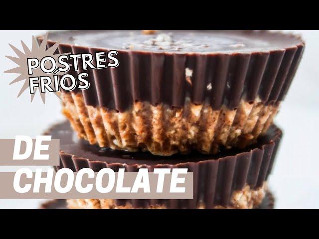 No necesitas horno para preparar estos bocaditos de chocolate fáciles y rápidos | Postres fríos