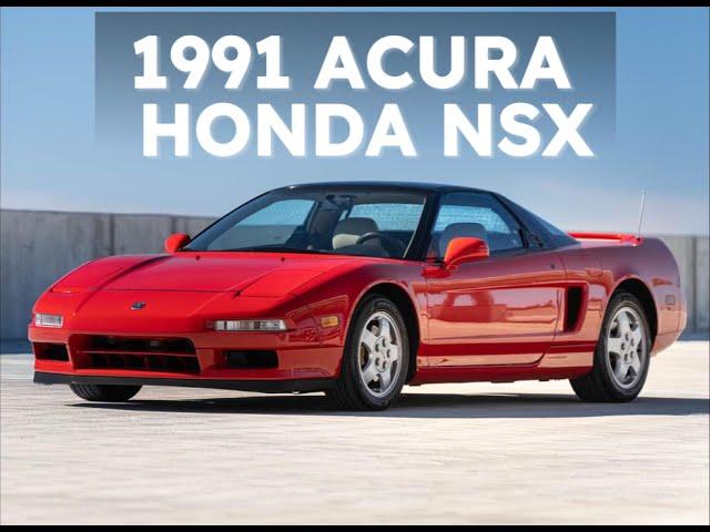 1991 Acura NSX: The Original Supercar That Changed the Game