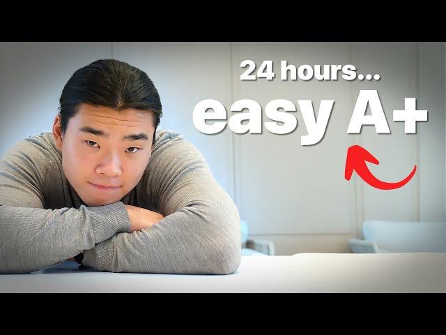 HOW TO study 24 HOURS before an exam for BEST RESULTS!