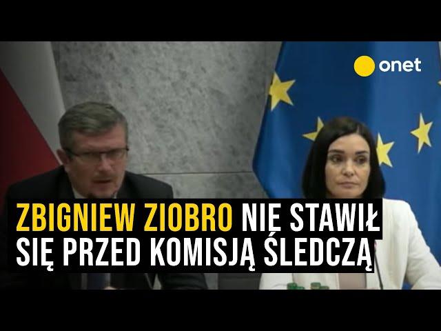 Zbigniew Ziobro nie stawił się przed komisją śledczą. Jest wniosek o karę