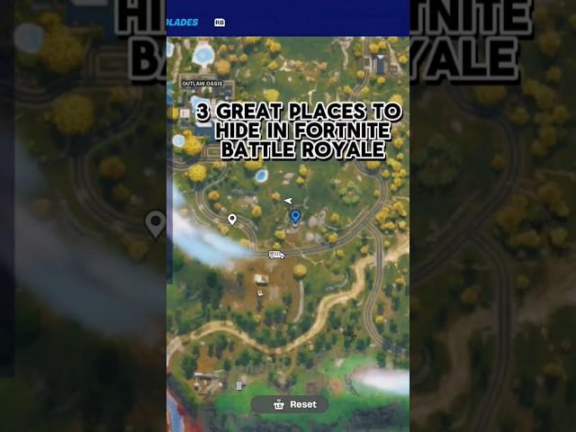 3 Great Hiding Spots for Fortnite Battle Royale  #fortnite