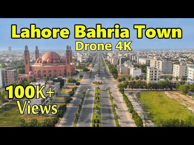 Lahore Bahria Town | Bahria Town Lahore | Lahore Lockdown video | Drone 4K | Ahsan Arain