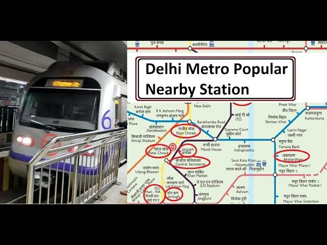 Delhi Top 10 Tourist Location Nearby Metro Station Name | Delhi Metro Guide | Delhi tourist places