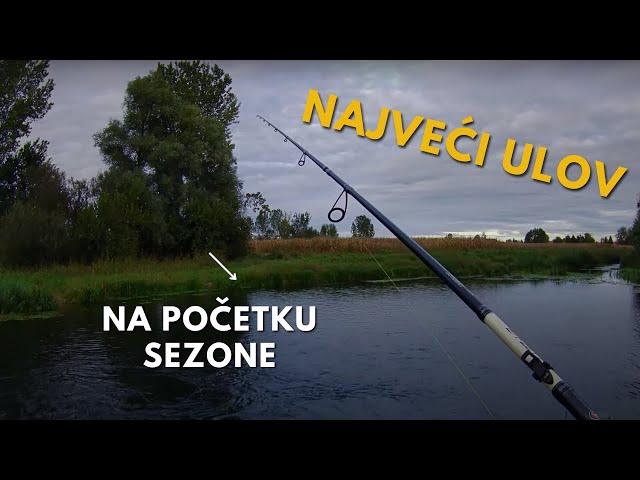 Varaličarenje štuke u dubinama male rijeke - Pike Fishing in the Depths of a Small River