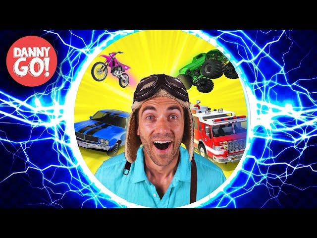 "Drive Drive!" Vehicle Dance Song   ️HYPERSPEED REMIX️/// Danny Go! Songs for Kids