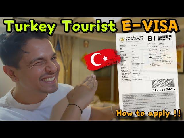 TURKEY TOURIST E-VISA | HOW TO APPLY | Complete Guide