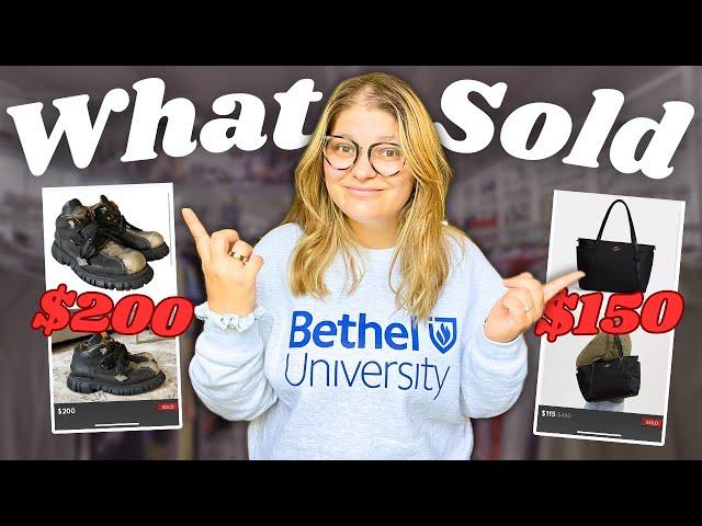 SELLING THOUSANDS OF DOLLARS OF USED CLOTHING! What Sold on eBay & Poshmark May 2024!