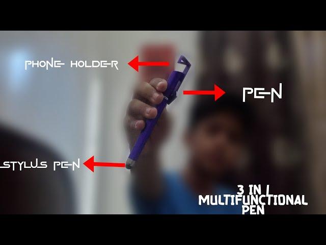 3 IN 1 MULTIFUNCTIONAL PEN UNBOXING || AMMAR BEAST