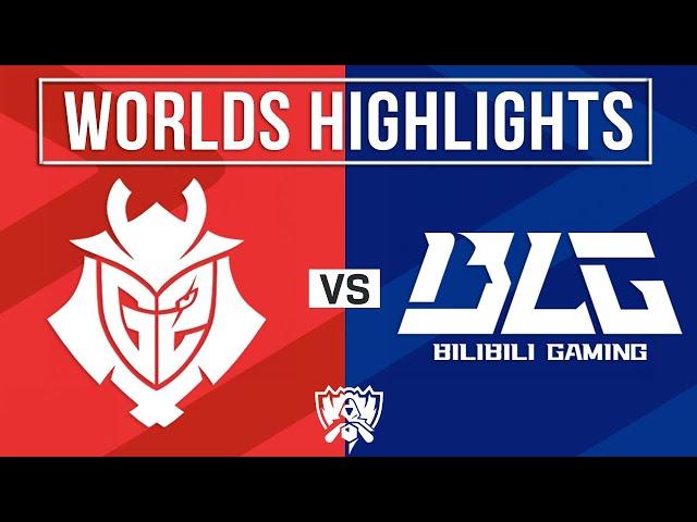 G2 vs BLG Highlights ALL GAMES | Worlds Swiss Stage 2024 | G2 Esports vs Bilibili Gaming