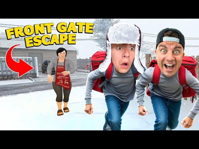 SHE CHASED US SO FAR! Schoolboy Runaway: Front Gate Escape (Part 5)