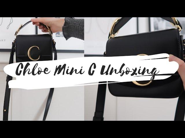 CHLOE MINI C UNBOXING IN BLACK