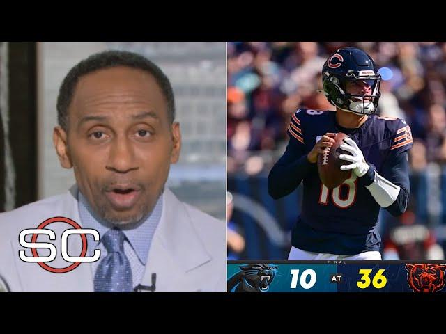 ESPN reacts to Caleb Williams, D. J. Moore shine as Chicago Bears overwhelm Carolina Panthers 36-10