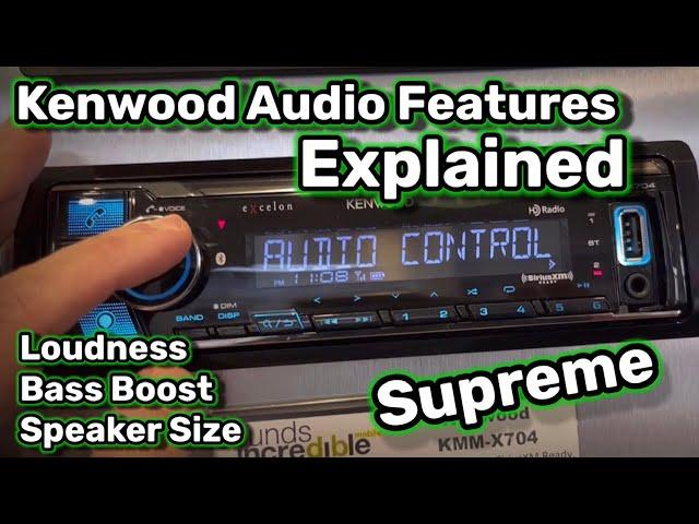 Unique Kenwood EQ and Audio Settings Explained