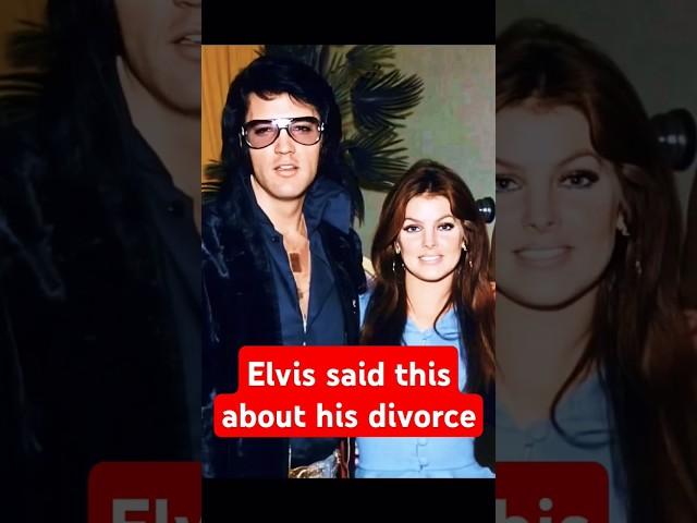 Elvis Said This About His Divorce and Settlement #elvis #elvispresley