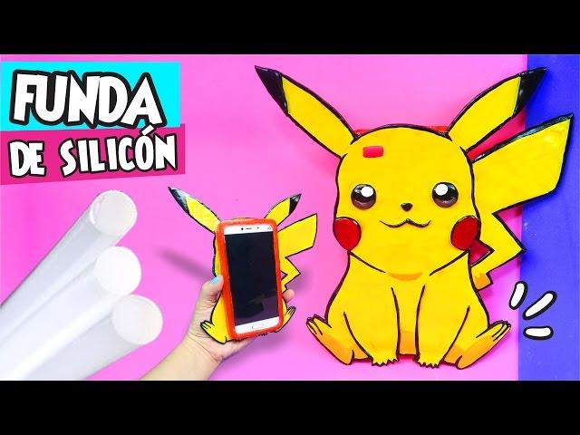 FUNDA DE PIKACHU de Silicón Caliente  Así o más fácil DIY