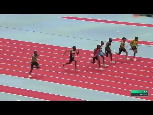 Trayvon Bromell vs Noah Lyles in Men's 60 Meters | Boston 2023