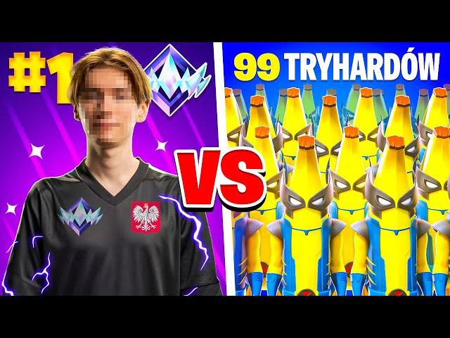 TOP 1 UNREAL PL vs 99 TRYHARDÓW w Fortnite