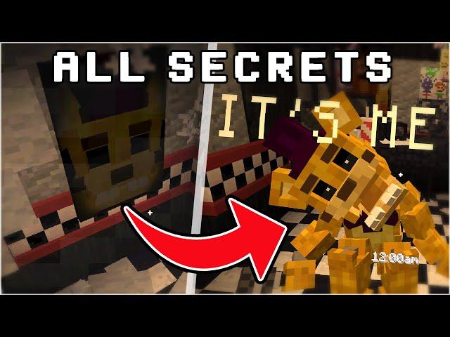 Minecraft FNAF Map All Jump Scares/Locations/Easter Eggs/Secrets