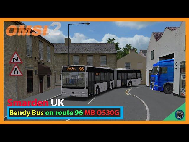 Omsi 2: Smarden UK with a Bendy Bus (MB Citaro O530G) no speed limiter | Route 96