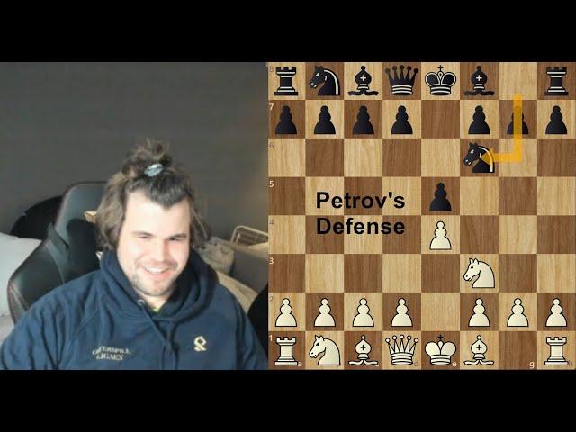 Magnus Carlsen Shows how To Destroy Petrov's Defense