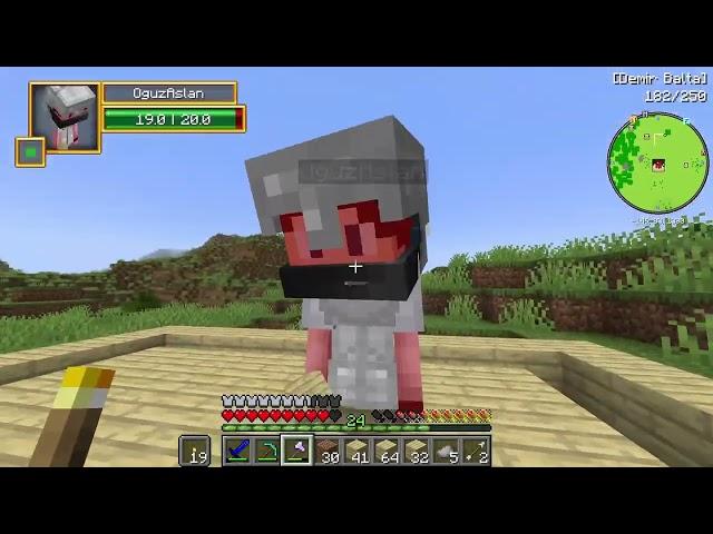 Sezon 13 Minecraft Modlu Survival Bölüm 5 (v1.20.1) - Ejderha Evcilleştirdik ve Yeni Ev