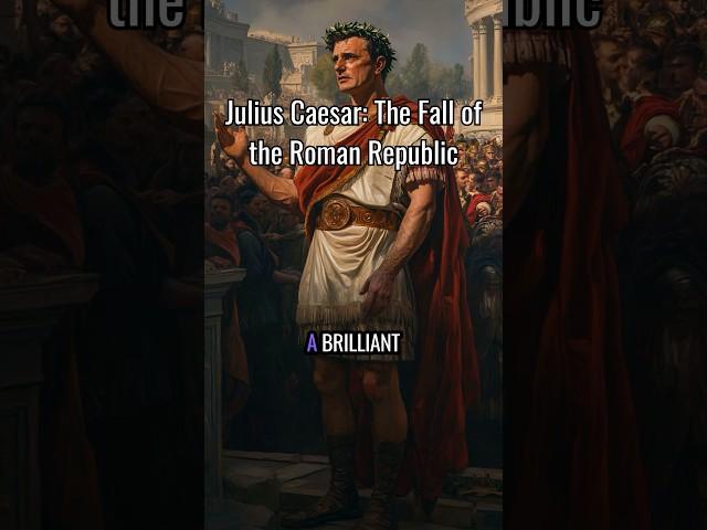 Julius Caesar - The fall of the Roman Empire ️#juliuscaesar #romanempire #brutus #history